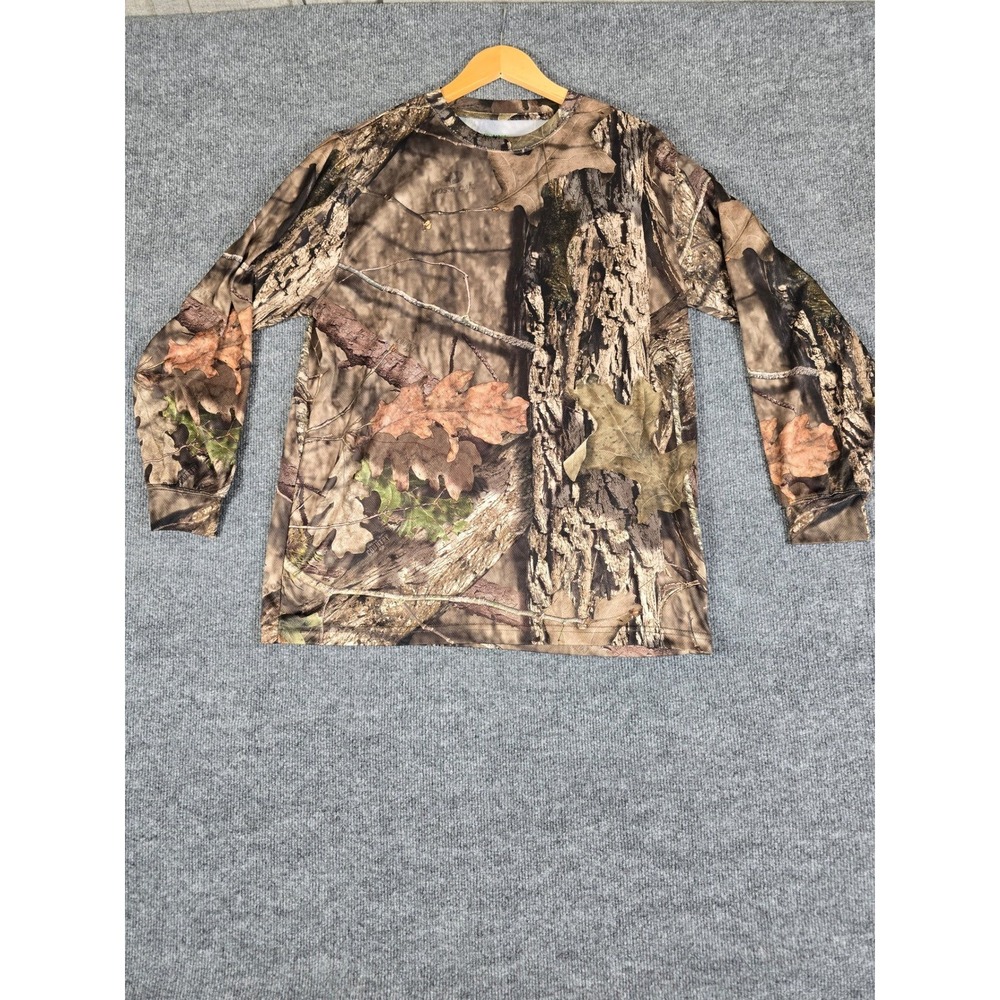 Rustic Ridge Camo Long Sleeve Shirt Men's Size L Polyester Hunting‎ Outdoor
